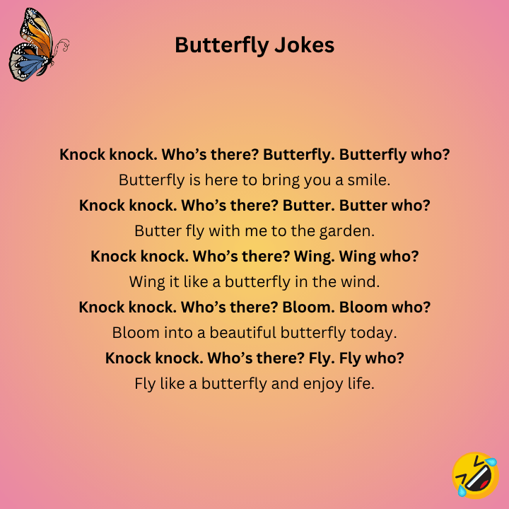 Knock Knock Butterfly Jokes