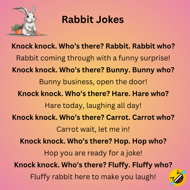 Knock Knock Rabbit Jokes