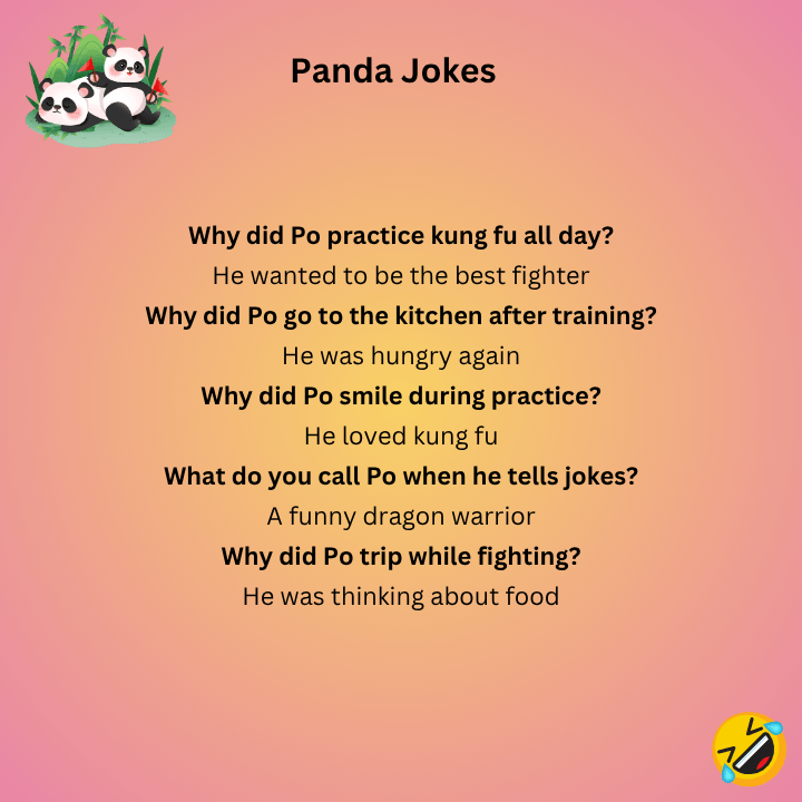 Kung Fu Panda Jokes