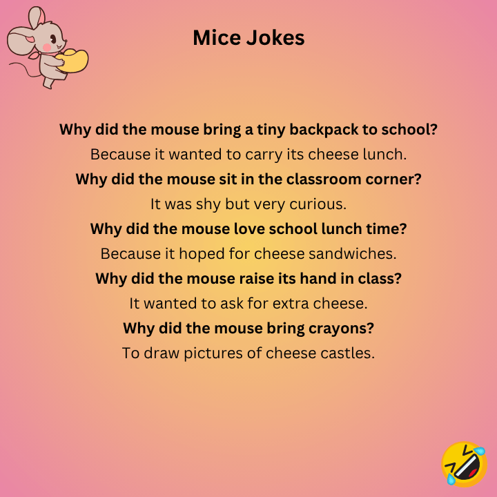 Mice Jokes For Kids