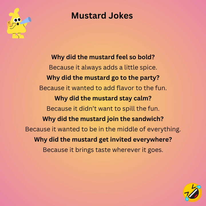 Mustard Jokes And Puns
