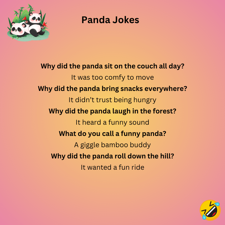 Panda Jokes Funny