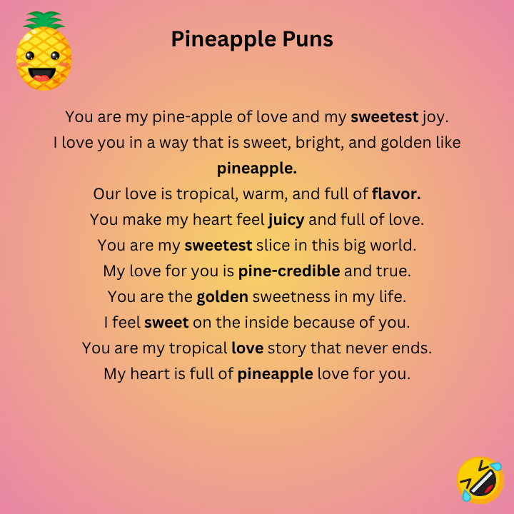 Pineapple Love Puns