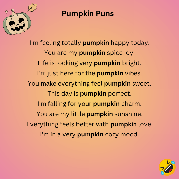 Pumpkin Puns