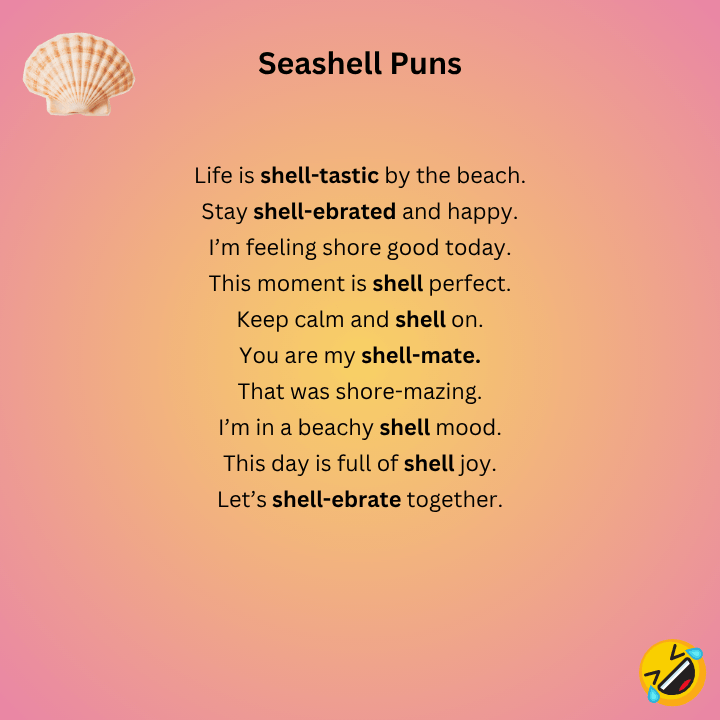 Seashell Puns