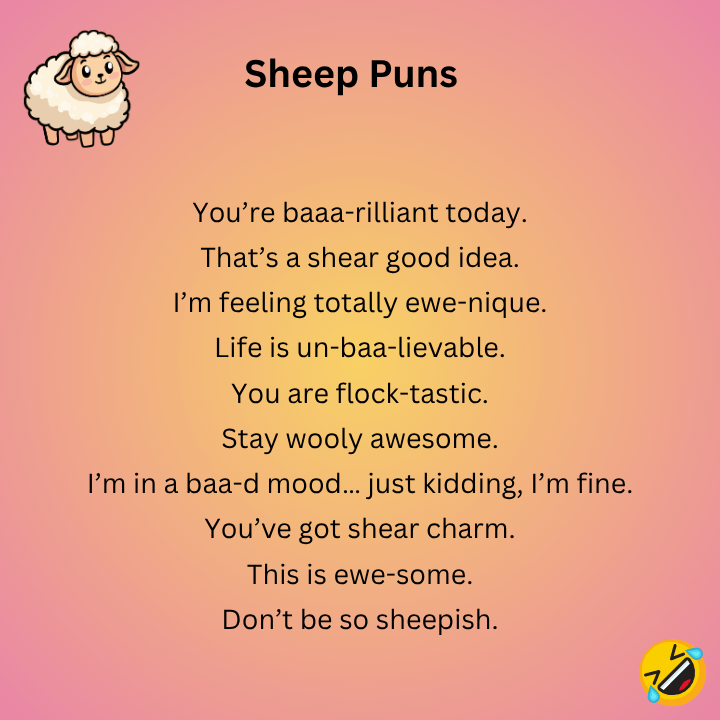 Sheep Puns