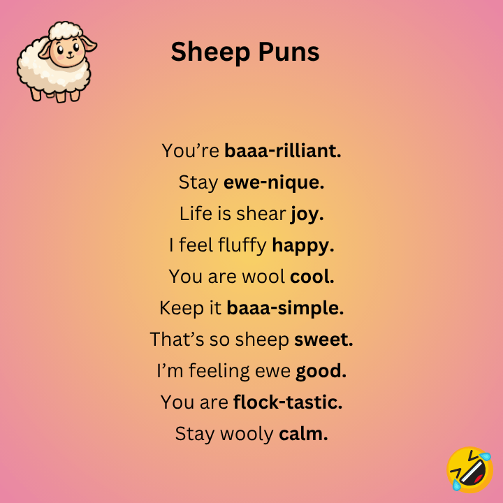 Short Sheep Puns