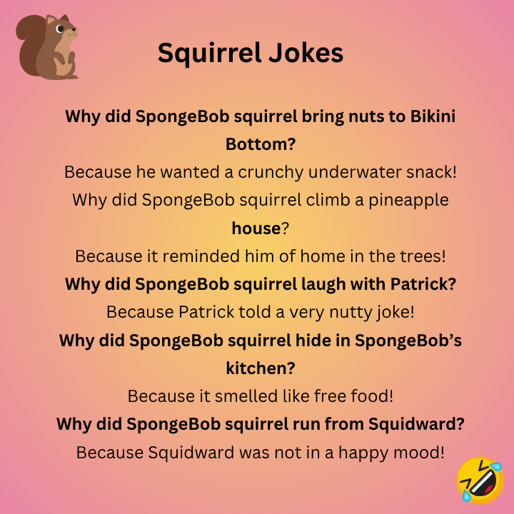 Spongebob Squirrel Jokes