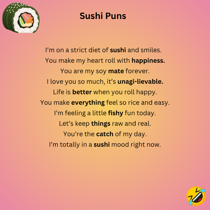 Sushi Puns