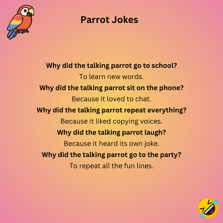 Talking Parrot Jokes