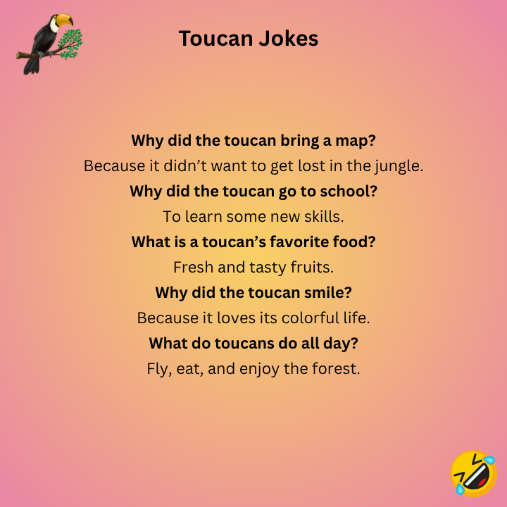 Toucan Jokes One Liners