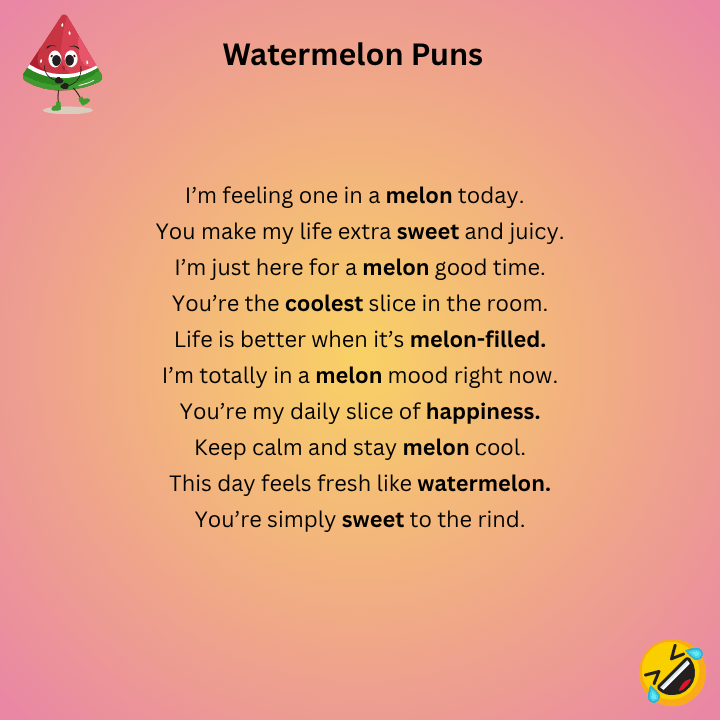 Watermelon Puns One Liners