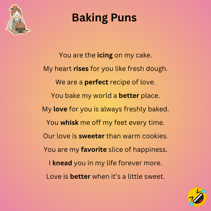 Baking Puns Love