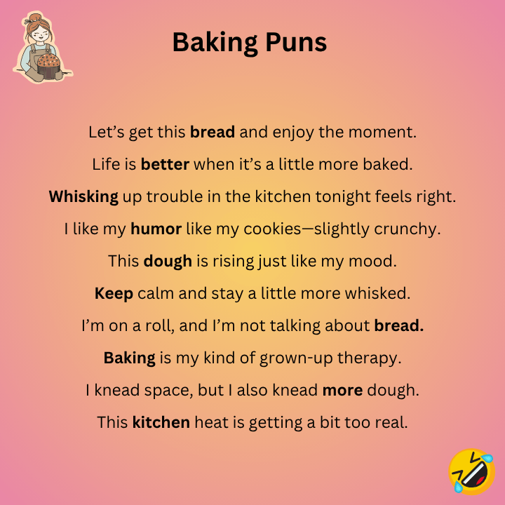 Baking Puns One Liners