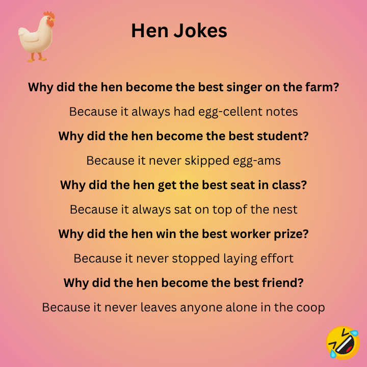 Best Hen Jokes