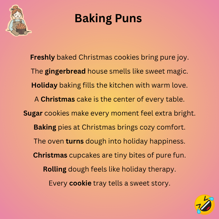 Christmas Baking Puns