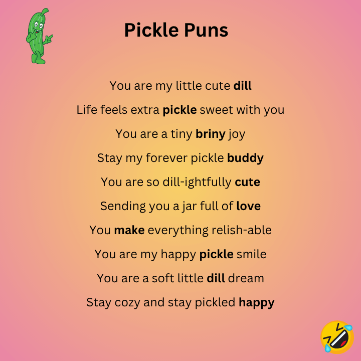 Cute Pickle Puns