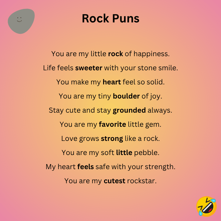Cute Rock Puns