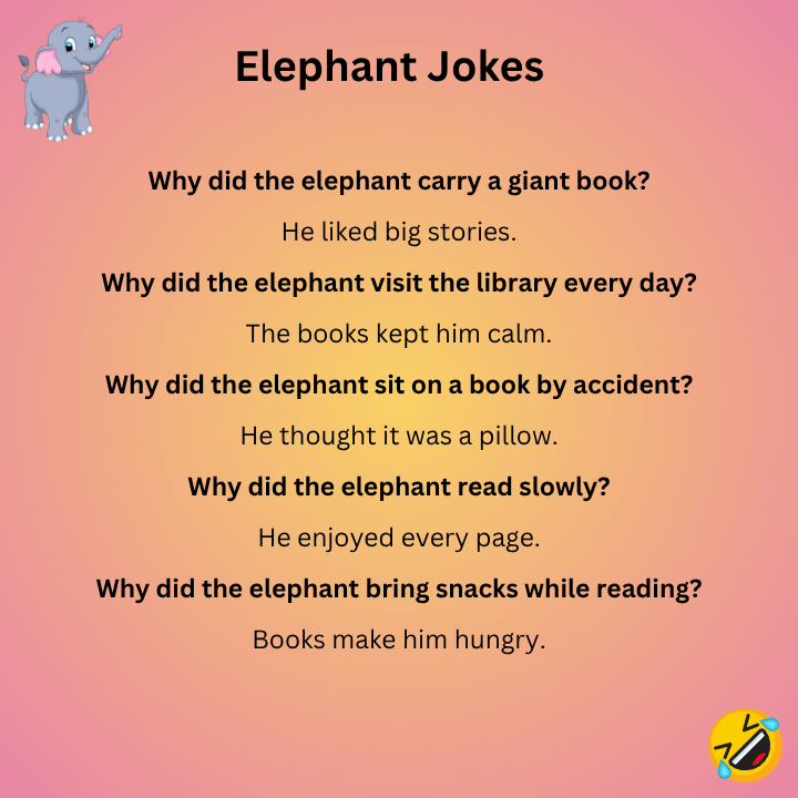 Elephant Jokes Book