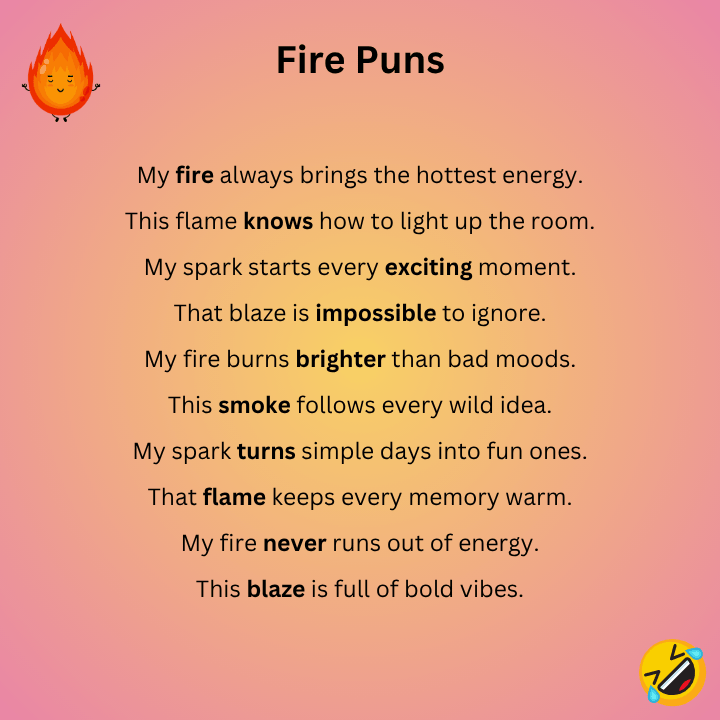 Fire Puns