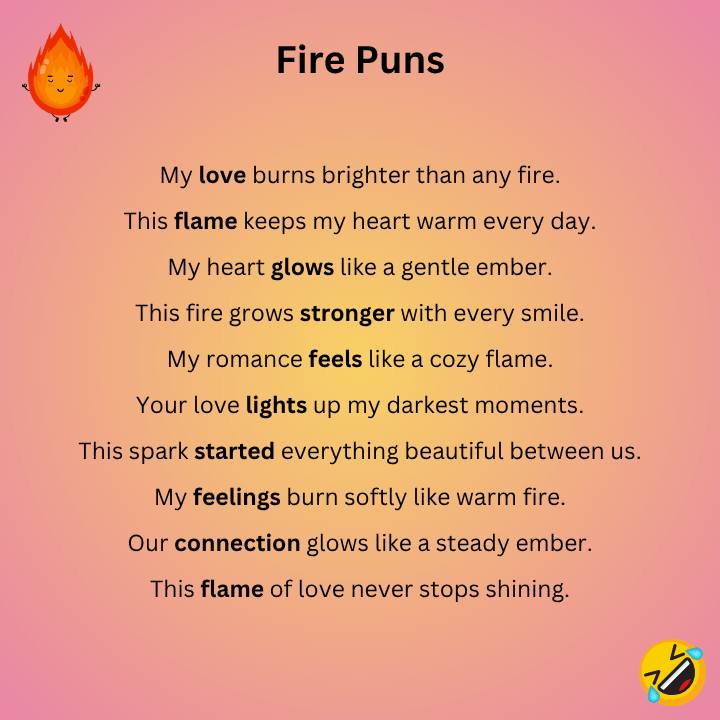 Fire Puns Love