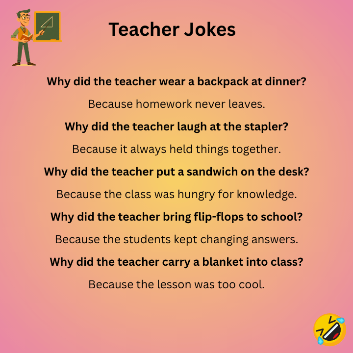 Funniest Teacher Jokes
