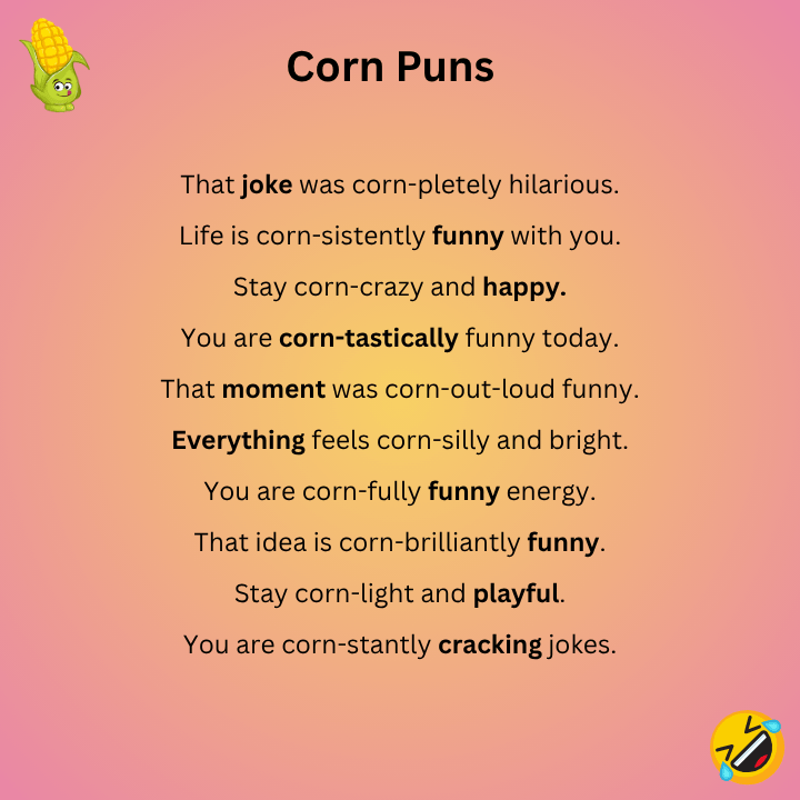 Funny Corn Puns