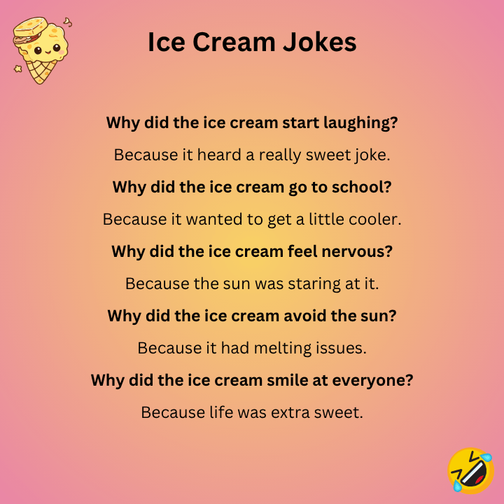 Funny Ice Cream Jokes