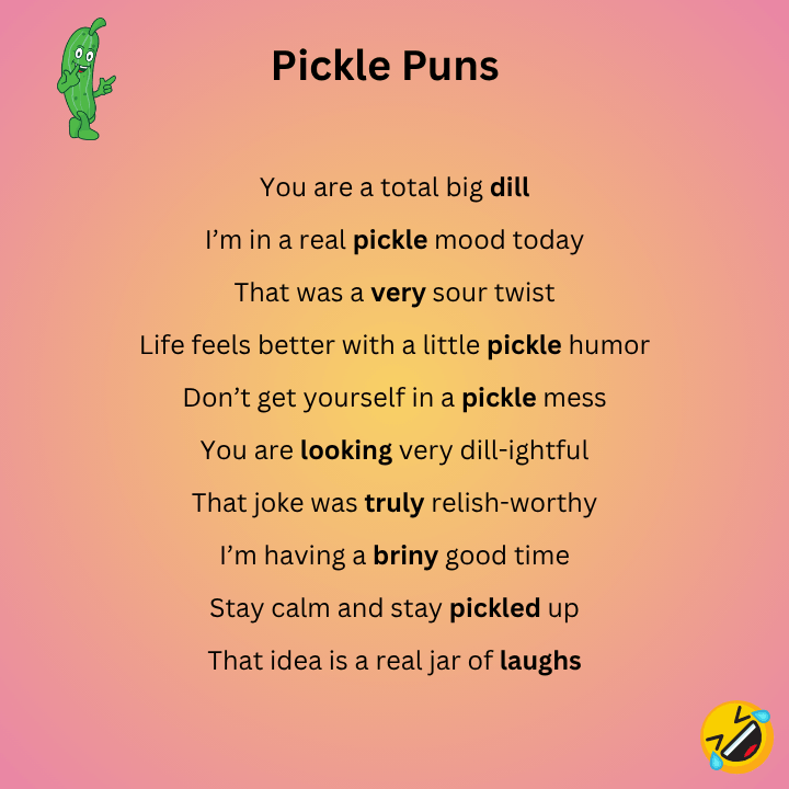 Funny Pickle Puns
