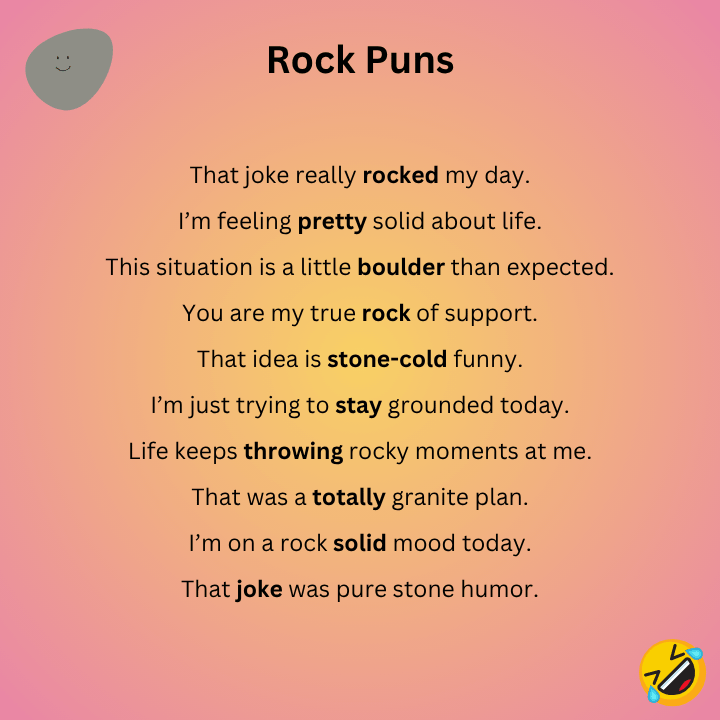 Funny Rock Puns