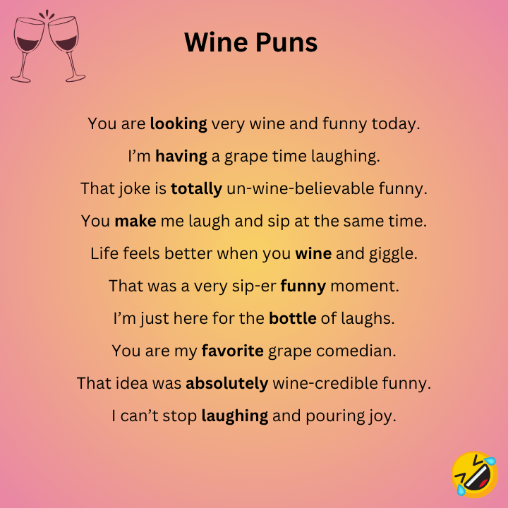 Funny Wine Puns