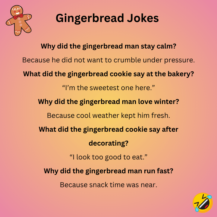 Gingerbread Jokes One Liners