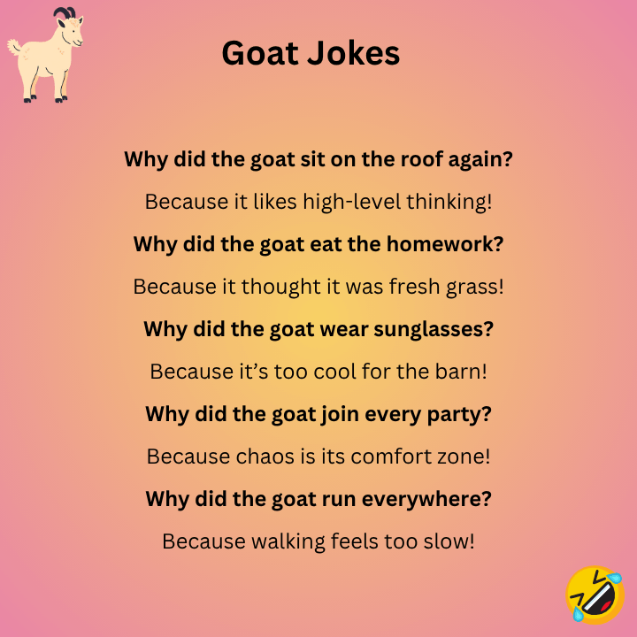 Goat Jokes One Liners