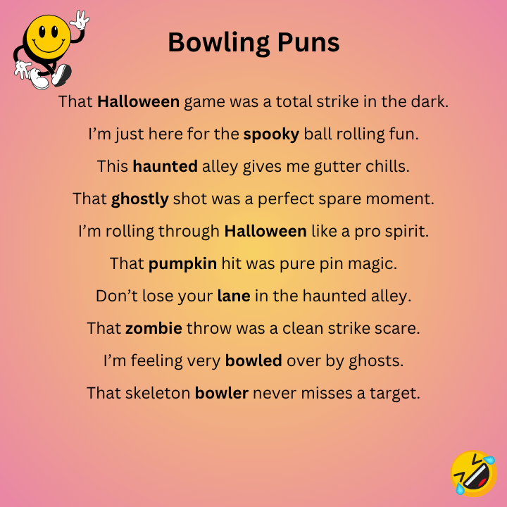 Halloween Bowling Puns