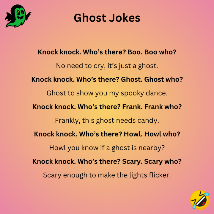 Knock Knock Ghost Jokes