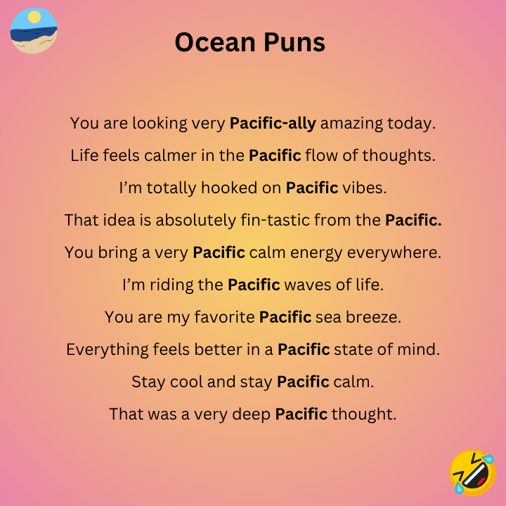 Pacific Ocean Puns