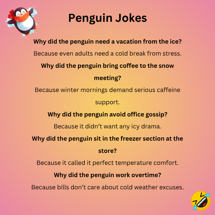Penguin Jokes For Adults