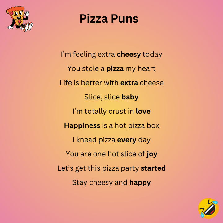 Pizza Puns One Liners