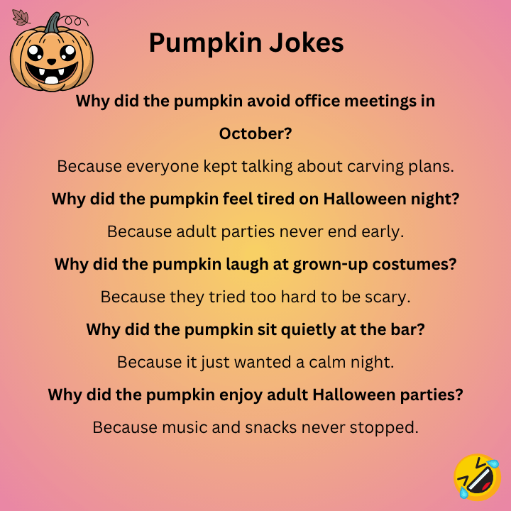 Pumpkin Jokes For Adults