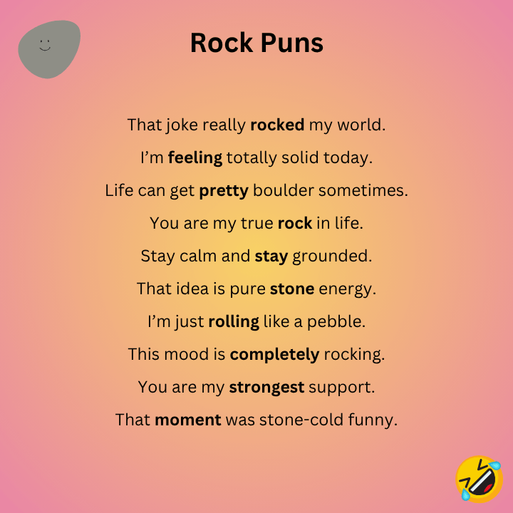 Rock Puns One Liners