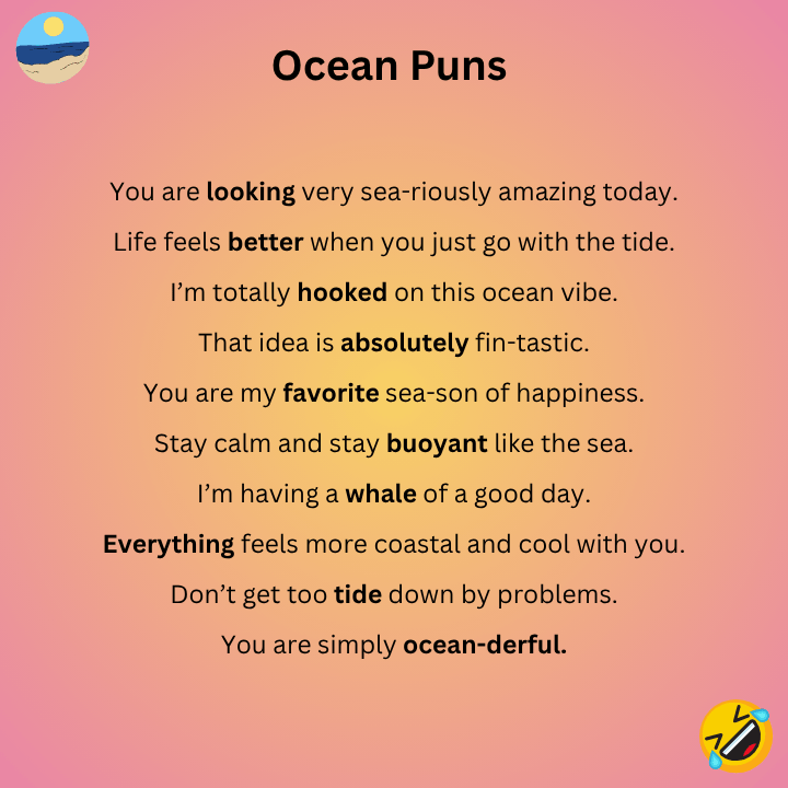 Sea Ocean Puns