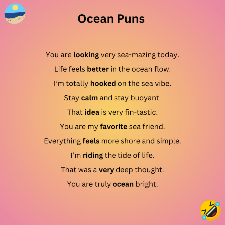 Short Ocean Puns