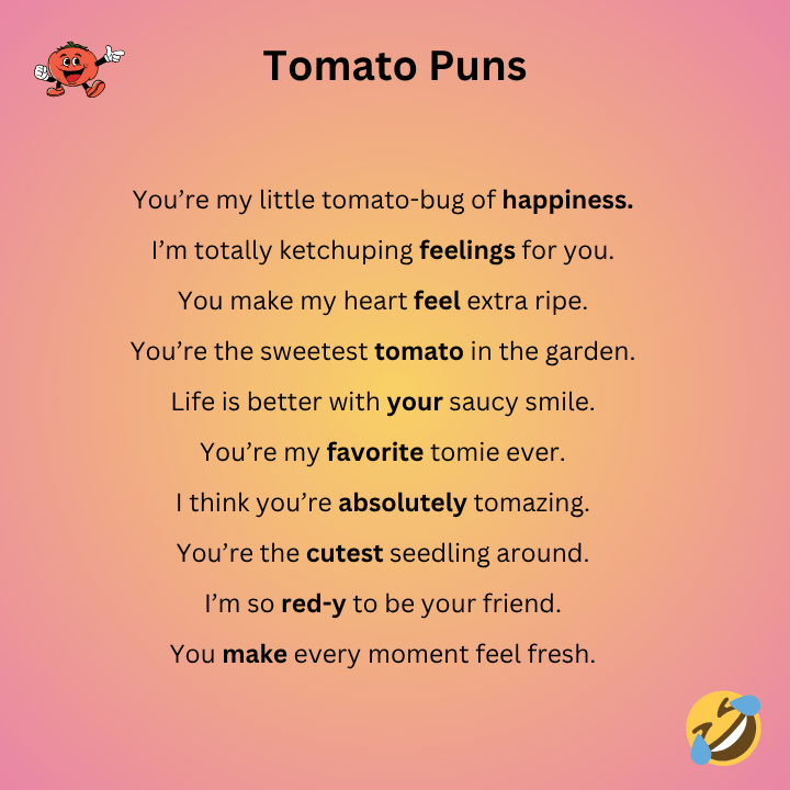 Cute Tomato Puns