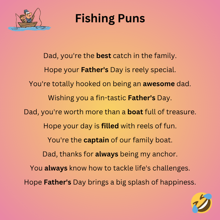 Father's Day Fishing Puns