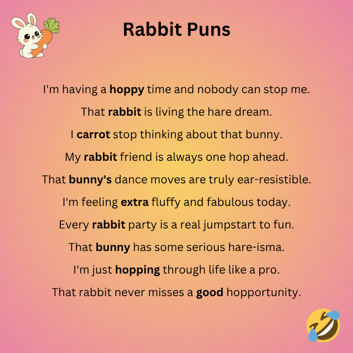 Funny Rabbit Puns
